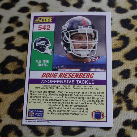 Doug Riesenberg #542 Football Card - Picture 2 of 2